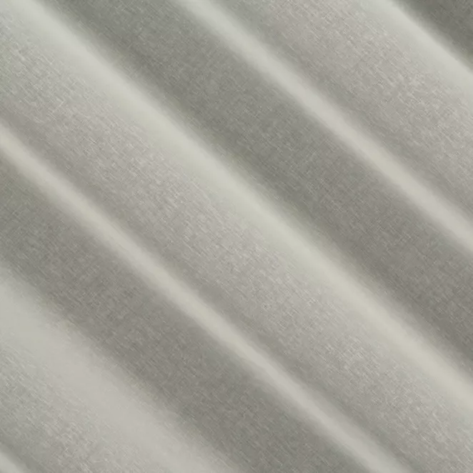 P295/2 Firana szyta na taśmie 5 cm naturalna z miękkiej etaminy o naturalnym wyglądzie, wykończona obciążnikiem