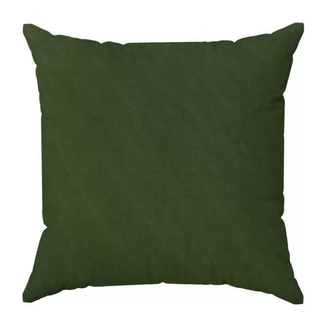 Poszewka szyta DORA - HIT zielona z miękkiej tkaniny o welurowej strukturze