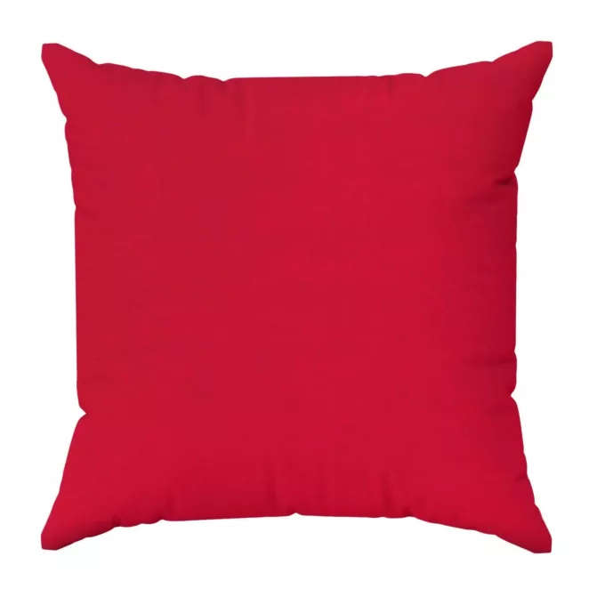 Poszewka szyta ENYA czerwona z miękkiej półmatowej tkaniny welwetowej