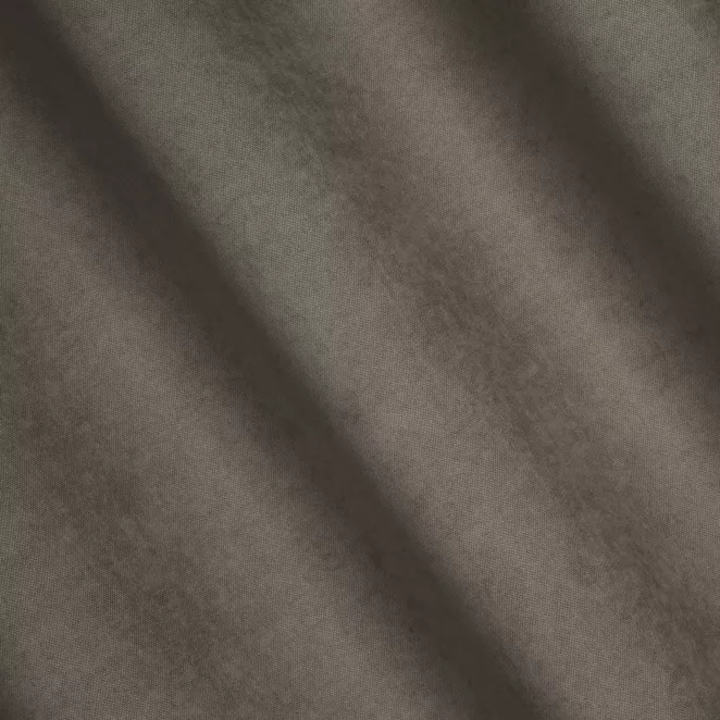 L56/18 Zasłona szyta na taśmie 5 cm ADESSA grafitowa z miękkiej tkaniny o welurowej strukturze