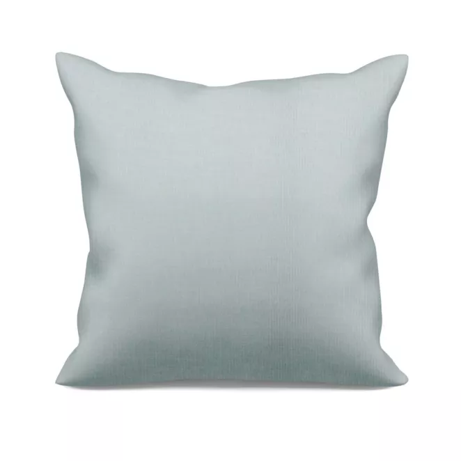 Poszewka szyta niebieska z gładkiej, przyjemnej w dotyku tkaniny z efektem melanżu