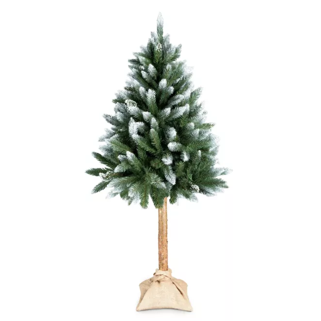 SWIERK NA PNIU - sztuczne drzewko choinkowe z oszronionymi końcówkami