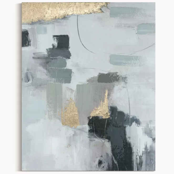 Abstrakcyjny obraz ręcznie malowany na płótnie