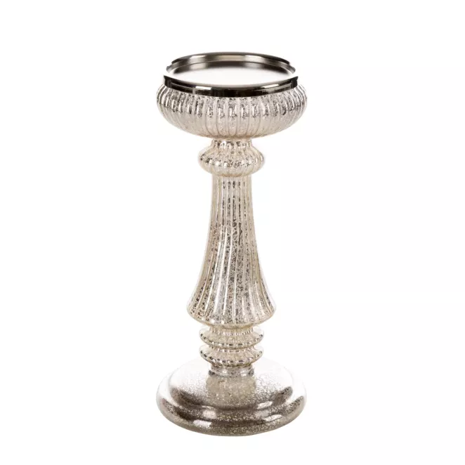 Świecznik dekoracyjny z wbudowanymi światełkami LED