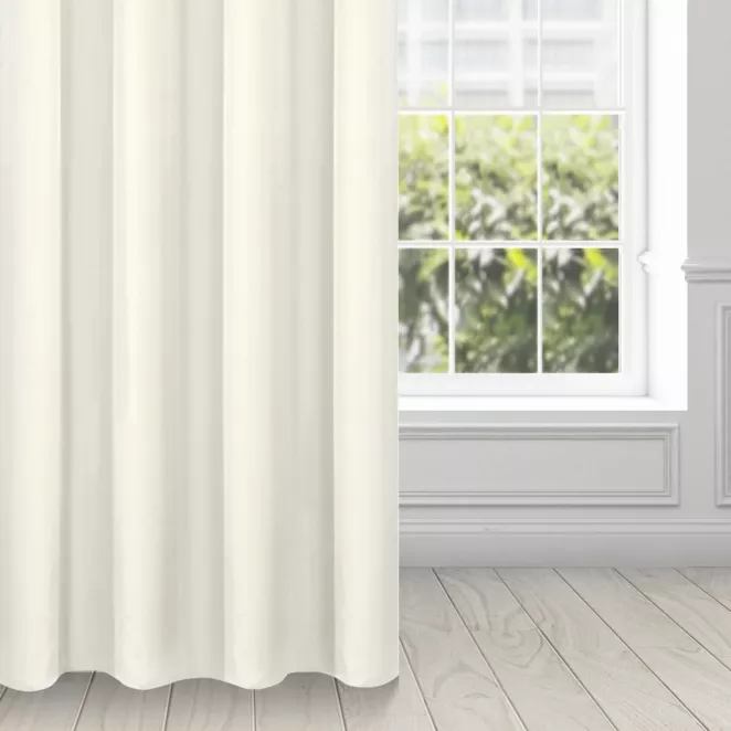Zasłona kremowa z matowej gładkiej tkaniny 140x250 cm przelotka - RITA