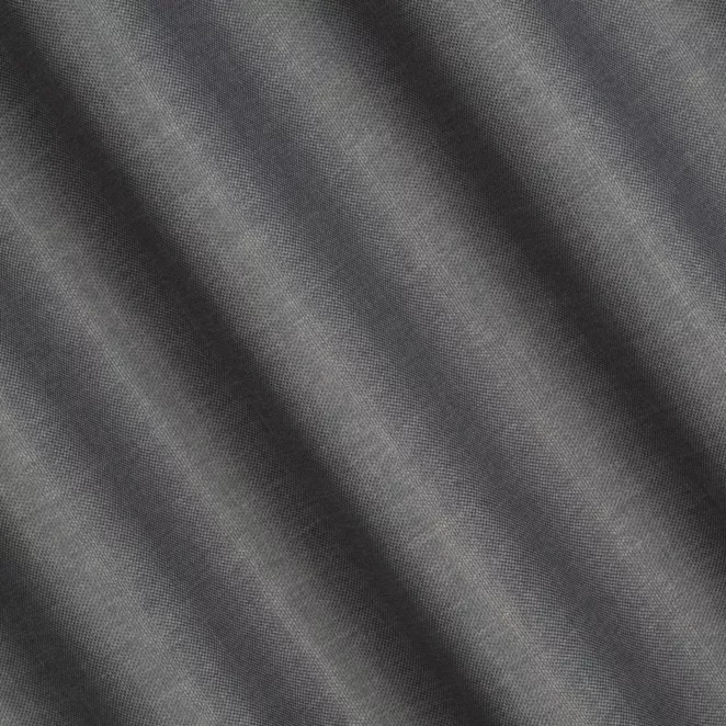 L87/10 Zasłona szyta na taśmie 5 cm stalowa z miękkiej tkaniny z naturalnym splotem