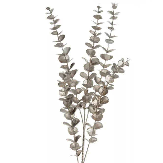 Zimowa gałązka z subtelnie lśniącymi listeczkami