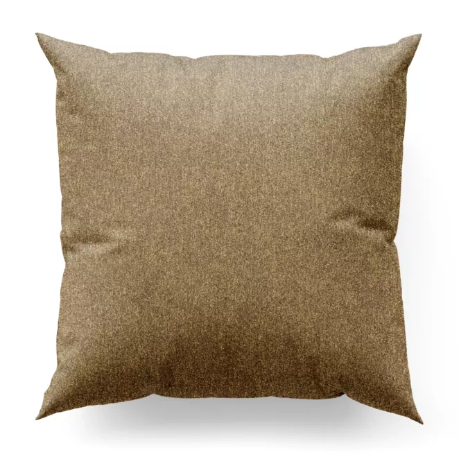 Poszewka szyta miedziana z eleganckiej błyszczącej tkaniny