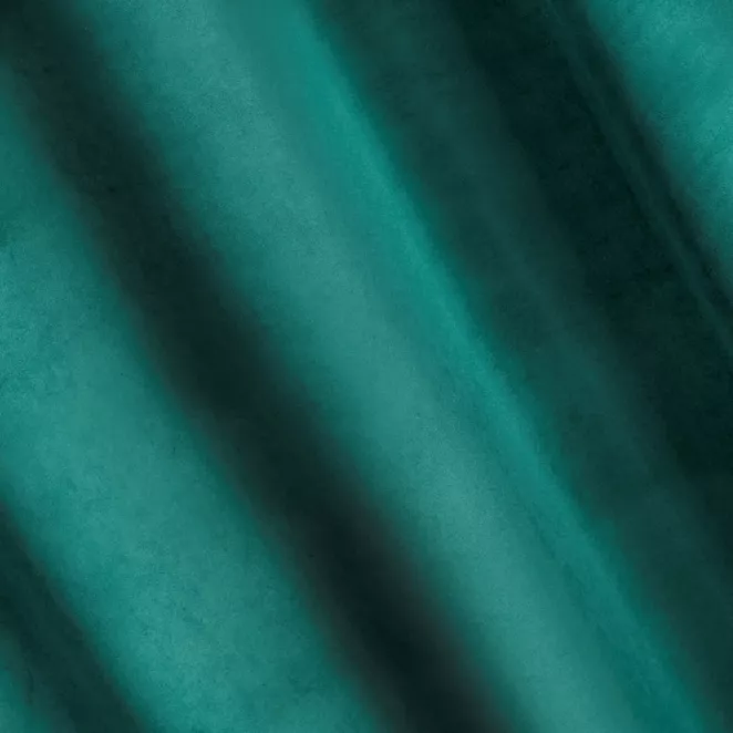 M206/2 Zasłona szyta na taśmie 5 cm ENYA ciemnozielona z miękkiej półmatowej tkaniny welwetowej