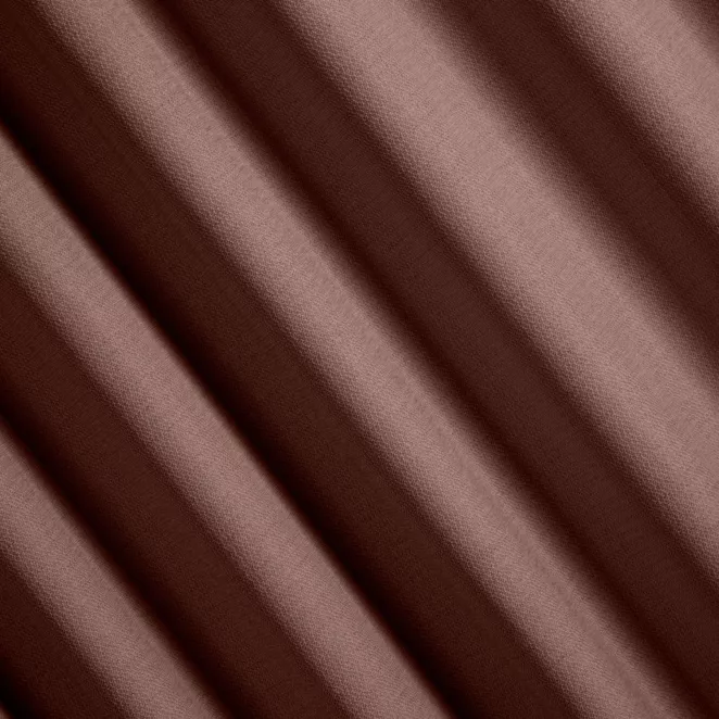 R226/13 Zasłona szyta na taśmie 5 cm ruda z tkaniny o naturalnym splocie z efektem melanżu