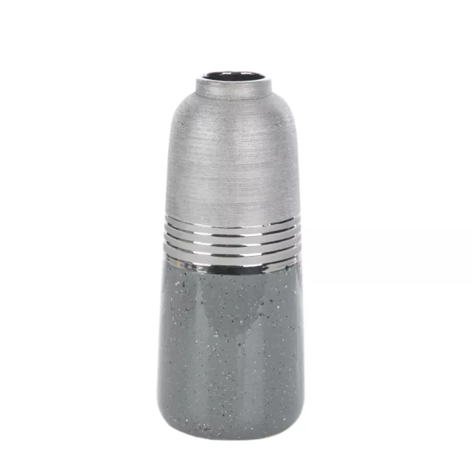 Wazon ceramiczny NELI o łączonych fakturach, nowoczesny