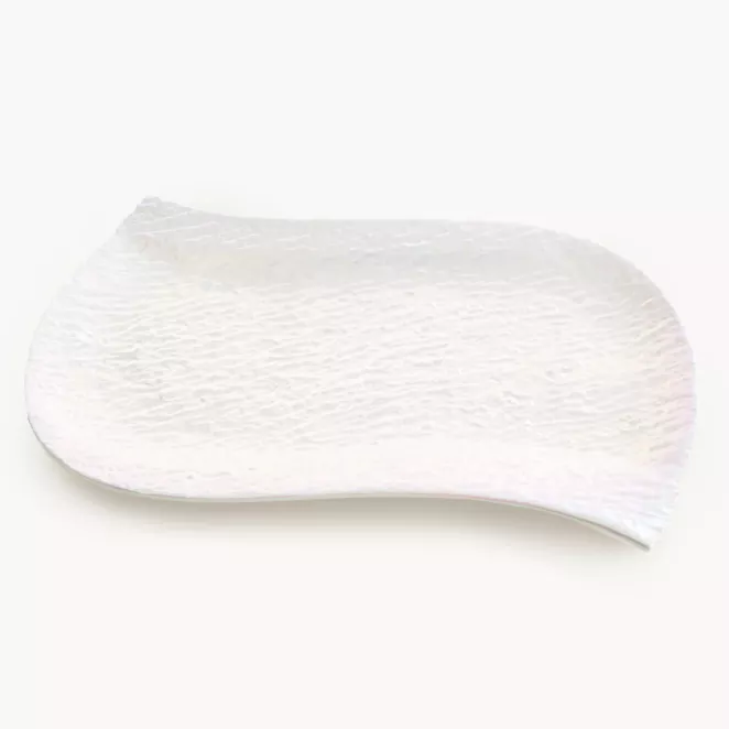 Patera dekoracyjna zdobiona wypukłym wzorem NINA