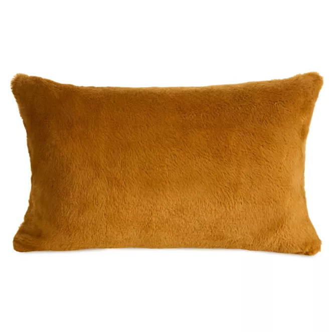 Poszewka na poduszkę 30x50 cm miodowa z miękkiej futrzanej tkaniny NINA