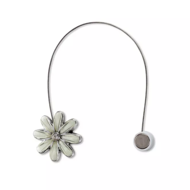 Komplet 2 szt. magnesów zdobionych kwiatem