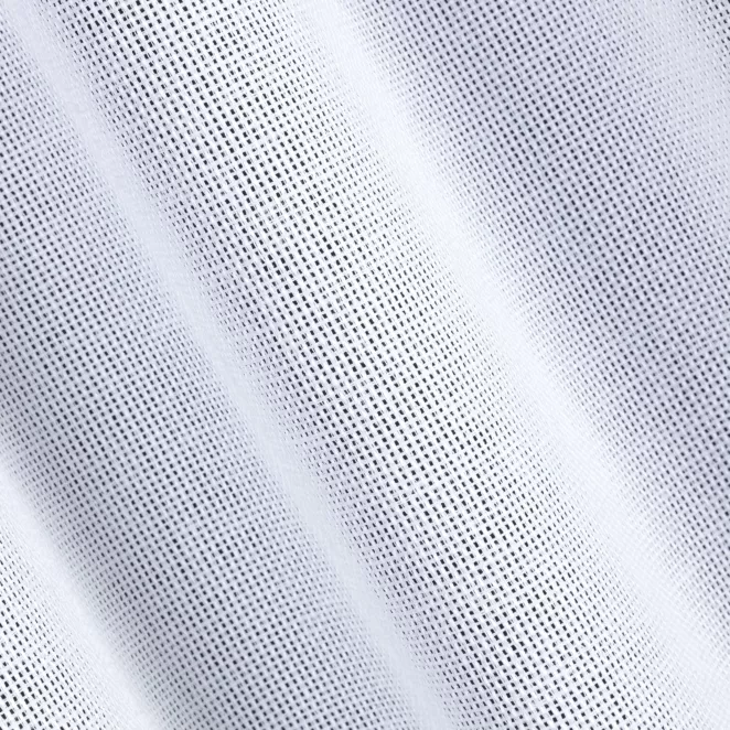 H187/1 Zasłona szyta na taśmie 5 cm CASSIA naturalna Z MIĘKKIEJ TKANINY O REGULARNYM, LUŹNYM SPLOCIE, WYKOŃCZONA OBCIĄŻNIKIEM