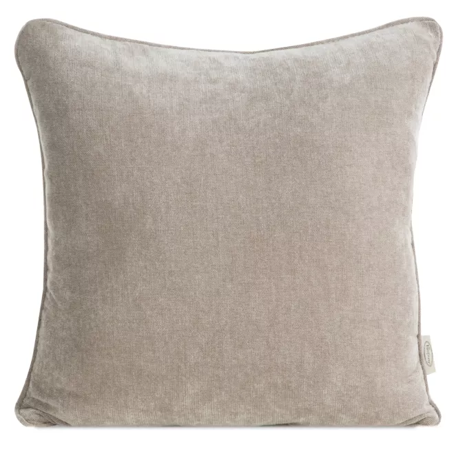 Poszewka na poduszkę 45x45 cm szenilowa, beżowa  NILO
