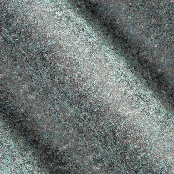 P235/1 Zasłona szyta na taśmie 5 cm DORIANA srebrna z tkaniny o dwukolorowym nieregularnym wzorze