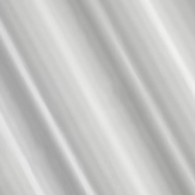 L75/10 Firana szyta na taśmie 5 cm RAMIRA kremowa z wysokogatunkowego niemieckiego woalu, wykończona obciążnikiem