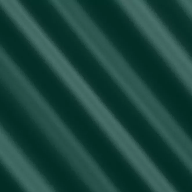 L148/17 Zasłona szyta na taśmie 5 cm turkusowa z gładkiej tkaniny zaciemniającej typu dimout wykończona obciążnikiem