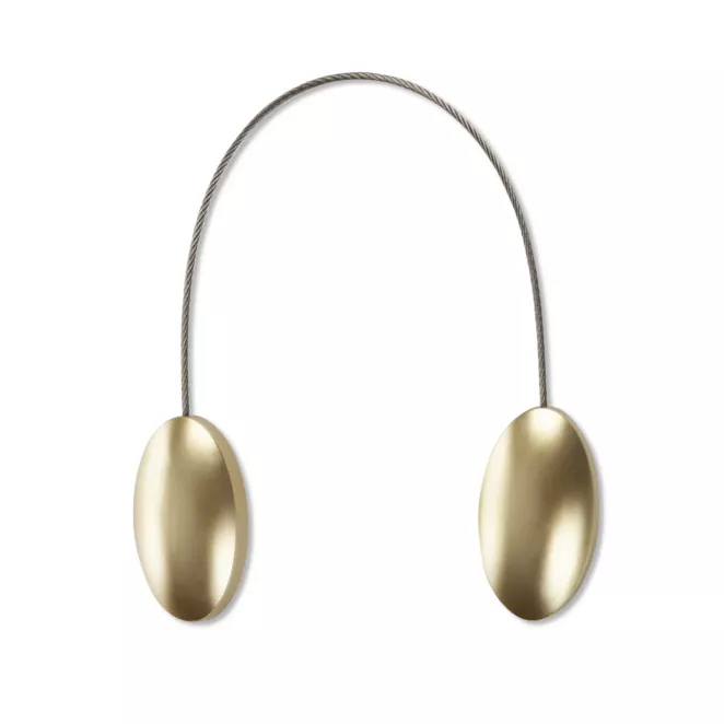 Zestaw 2 sztuk upinaczy do zasłon dekoracyjnych z magnesem