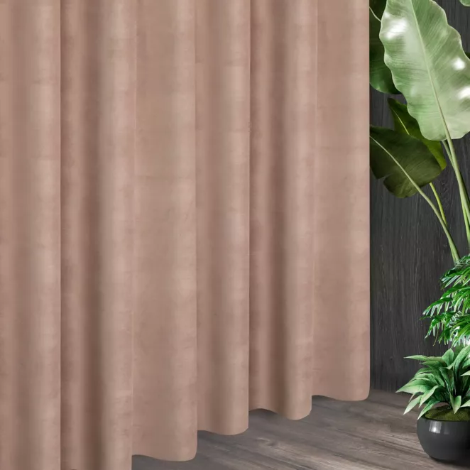 Tkanina zasłonowa gładki, matowy welwet z kolekcji Eva Minge