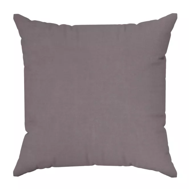 Poszewka szyta DORA - HIT ciemnografitowa z miękkiej tkaniny o welurowej strukturze