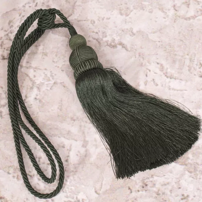 Dekoracyjny sznur do zasłon JOWITA upinacz z ozdobnym chwostem