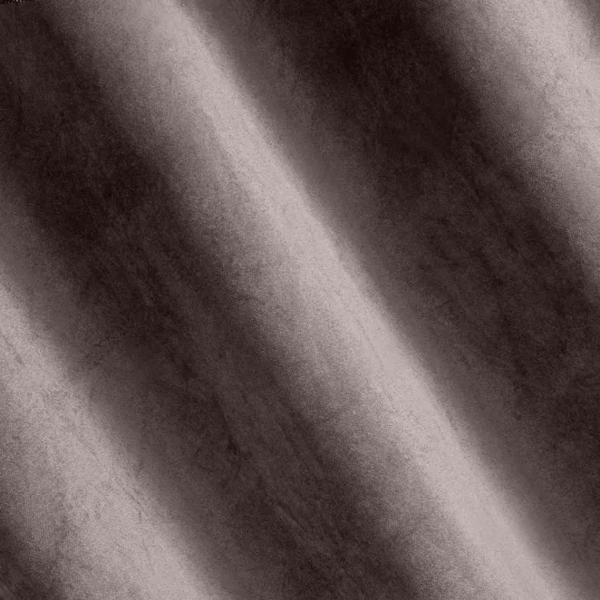 M190/4 Zasłona szyta na taśmie 5 cm WALDO brązowa ze szlachetnej grubej tkaniny welwetowej o gramaturze 400g/m2