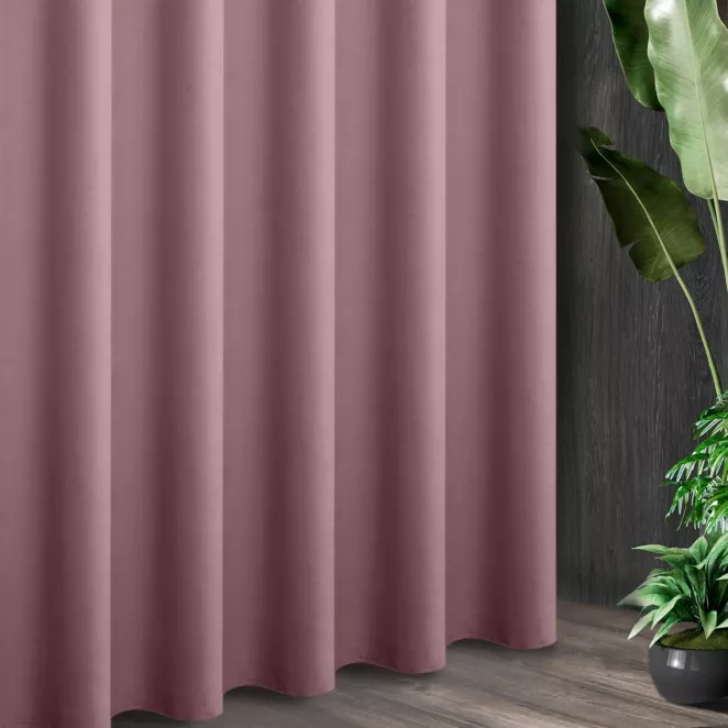Tkanina zasłonowa ADORE gładka i miękka w dotyku o welurowej strukturze