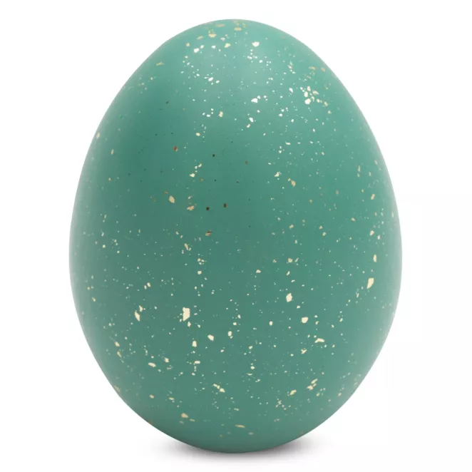 Figurka dekoracyjna JAJKO wielkanocne z lśniącymi drobinkami