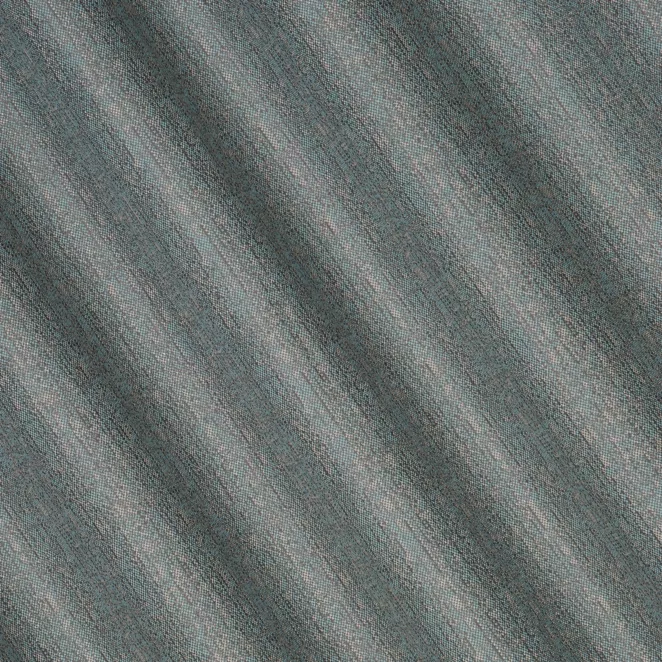 P265/1 Zasłona szyta na taśmie 5 cm popielato miętowa z eleganckiej tkaniny w nieregularny drobny wzór