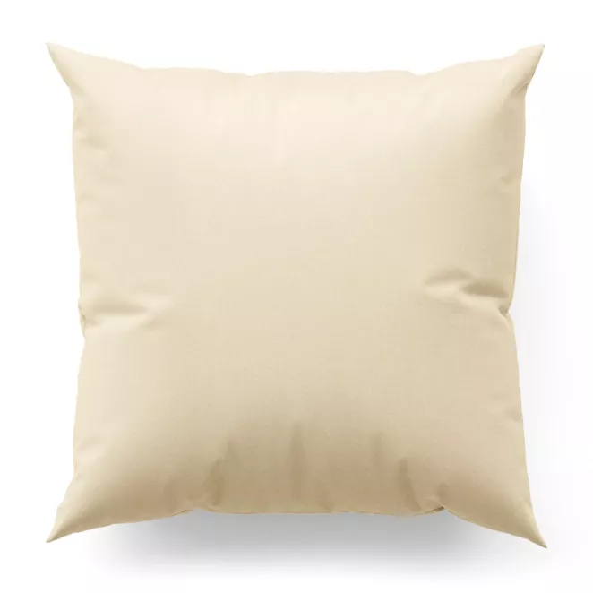 Poszewka na wymiar jasnobeżowa z gładkiej tkaniny wodoodpornej