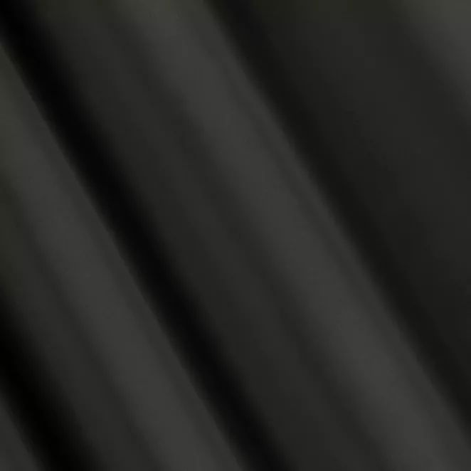 L107/11 Zasłona szyta na taśmie 5 cm grafitowa z gładkiej tkaniny zaciemniającej typu dimout