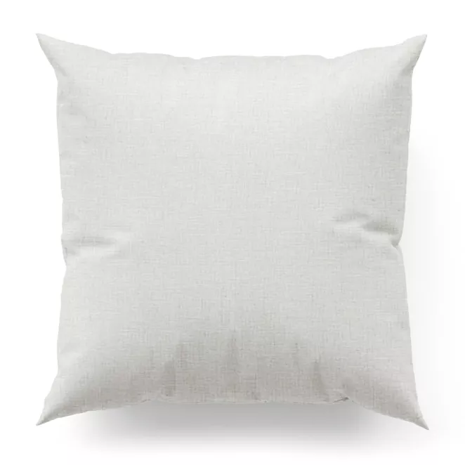 Poszewka szyta naturalna z tkaniny o naturalnym splocie z dodatkiem lnu