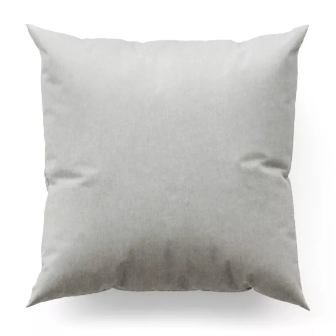 Poszewka szyta naturalna z miękkiej tkaniny szenilowej typu dimout o naturalnym splocie