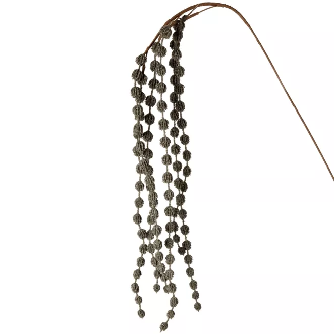 GAŁĄZKA OZDOBNA ZWISAJĄCA z drobnymi pąkami, kwiat sztuczny dekoracyjny