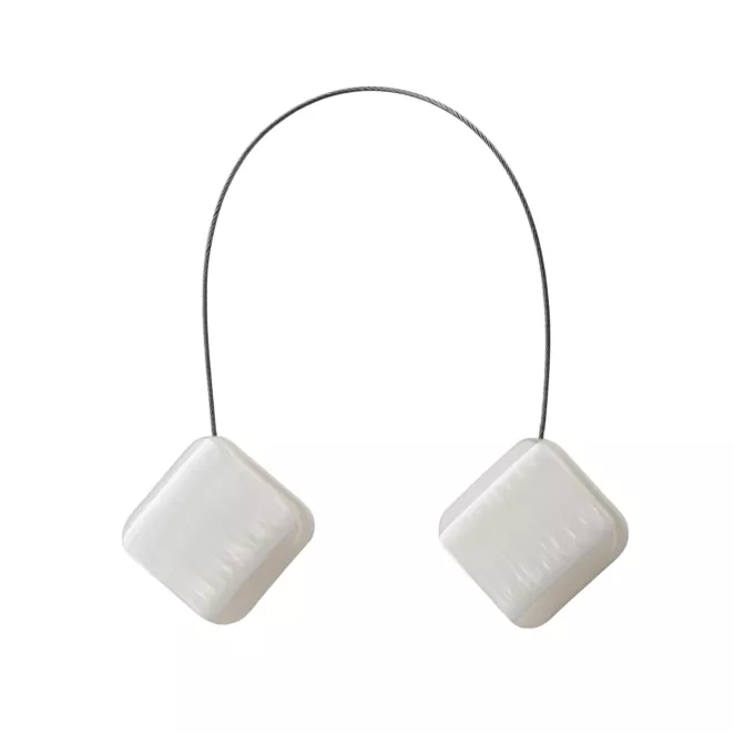 Zestaw 2 sztuk upinaczy do zasłon dekoracyjnych z magnesem