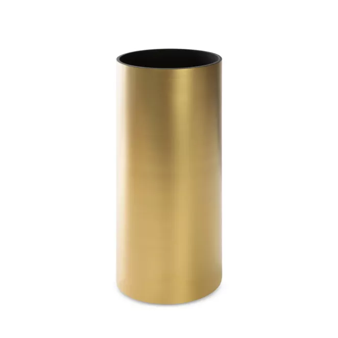 LIMITED COLLECTION Wazon VICTORIA czarno-złoty z malowanego szkła artystycznego