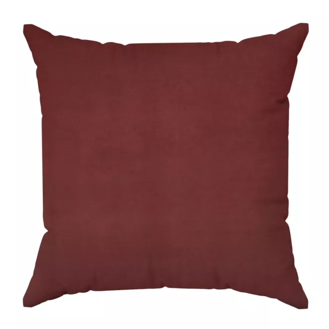 Poszewka na wymiar DORA - HIT bordowa z miękkiej tkaniny o welurowej strukturze