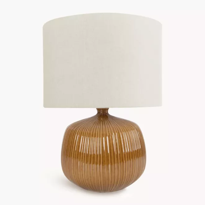 Lampka dekoracyjna BENTI z wytłaczaną podstawą