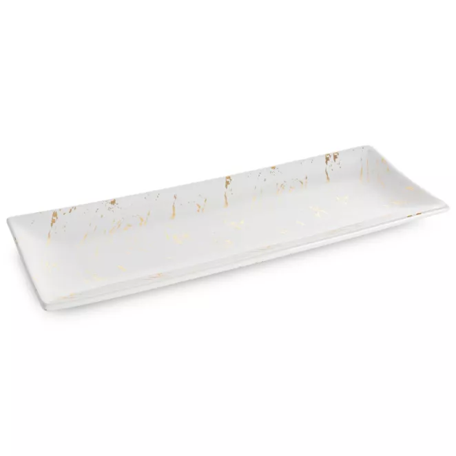 Patera dekoracyjna ARIELA 2 zdobiona przecieranym wzorem