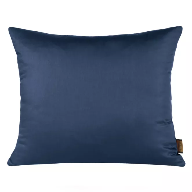 Poszewka na poduszkę 50x70 cm z satyny bawełnianej ciemnoniebieska NOVA