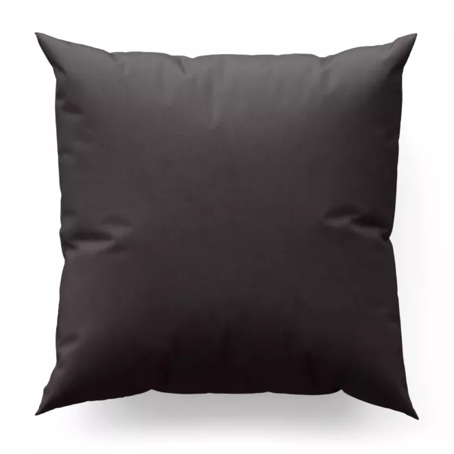 Poszewka szyta ciemnofioletowa z miękkiej półmatowej tkaniny welwetowej