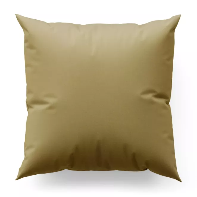 Poszewka szyta beżowa z tkaniny trudnopalnej, zaciemniającej, typu blackout