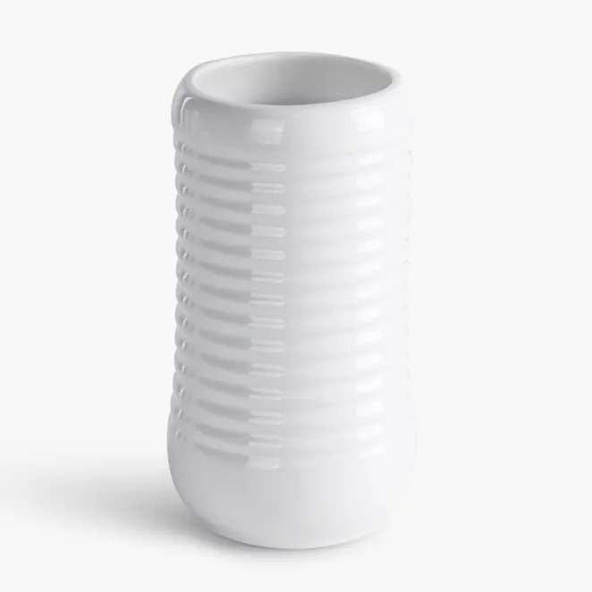 Wazon dekoracyjny o minimalistycznej formie z wytłaczanymi prążkami JASON