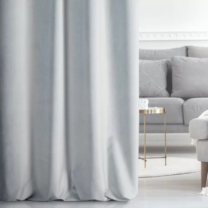 Tkanina zasłonowa aksamitny w dotyku  gruby welwet zaciemniający typu blackout