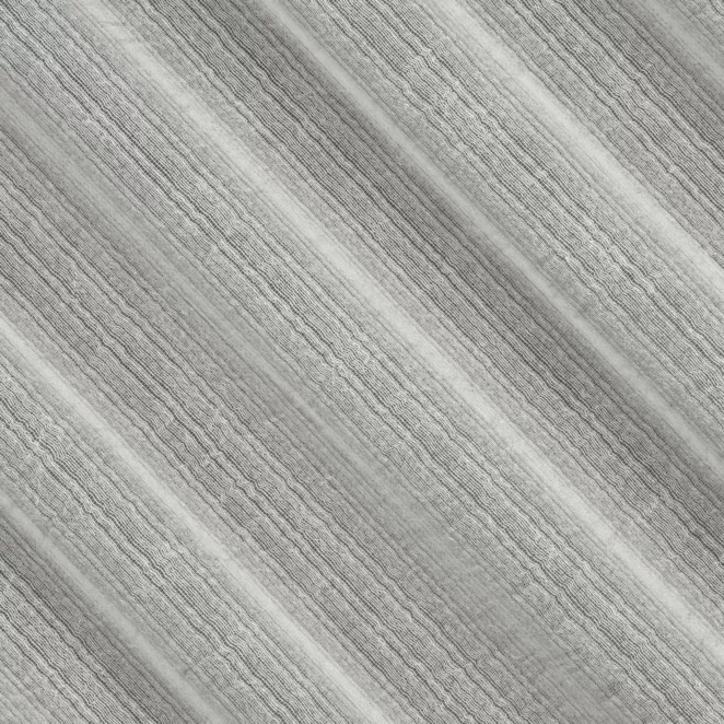 M216/1 Firana szyta na taśmie 5 cm naturalna z półmatowej kreszowanej tkaniny, w nieregularne, cienkie, pionowe pasy, wykończona obciążnikiem