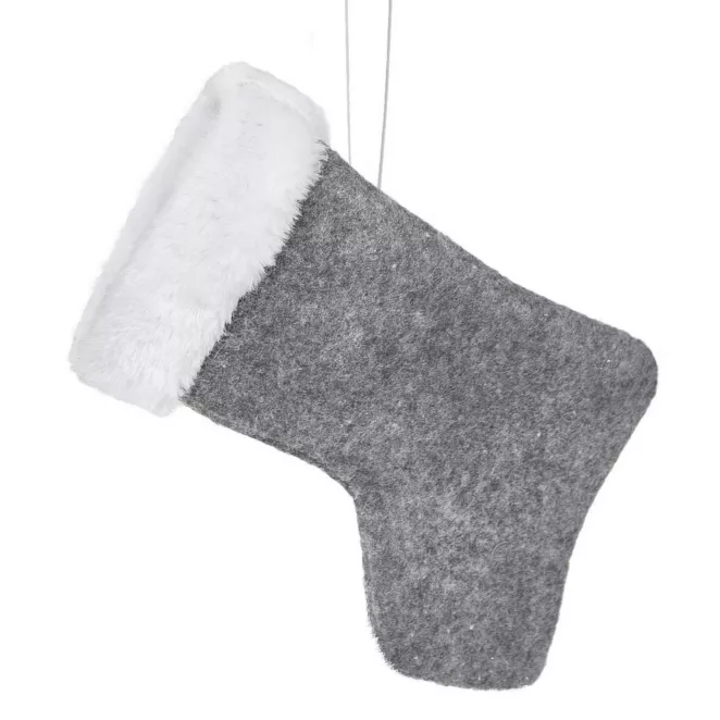 Ozdoba choinkowa PLUSH skarpeta z miękkiego filcu