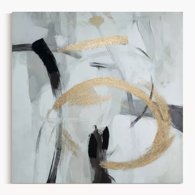 Abstrakcyjny obraz ręcznie malowany na płótnie