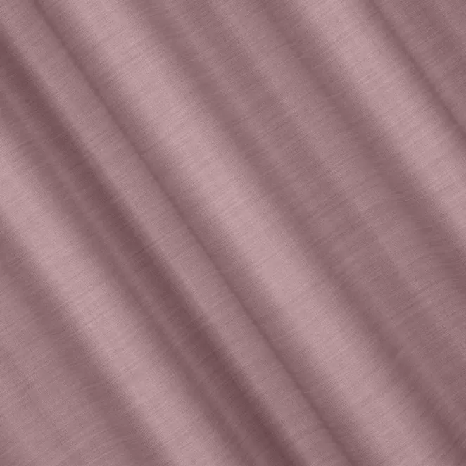 L156/19 Zasłona szyta na taśmie 5 cm ciemnoróżowa z miękkiej tkaniny o naturalnym splocie w stylu ekologicznym